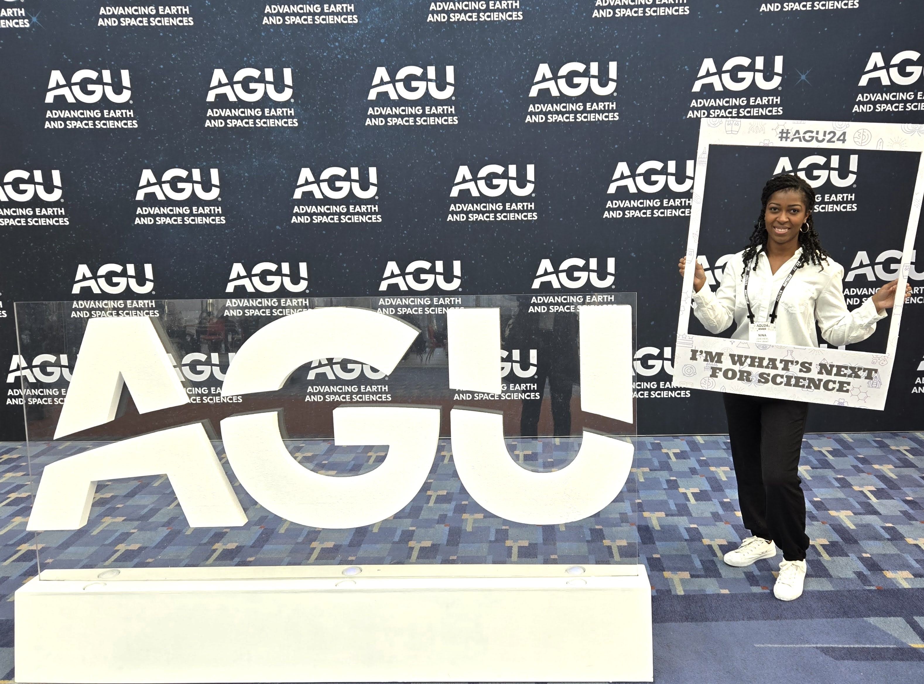 Nina participating in a science policy workshop